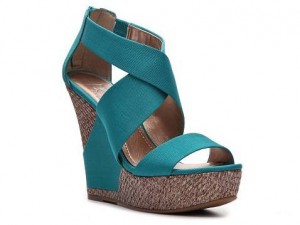 Teal Wedges